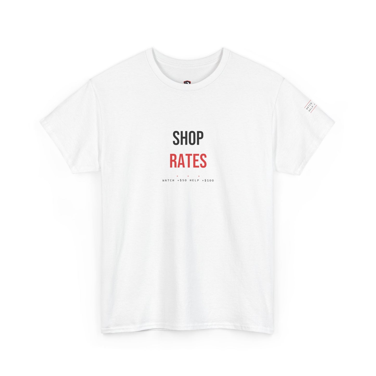 Shop Rates — Heavyweight Tee — Tool Army