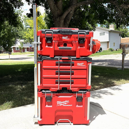 Packout Level Mount Holder — Left Side (6061 Aluminum)