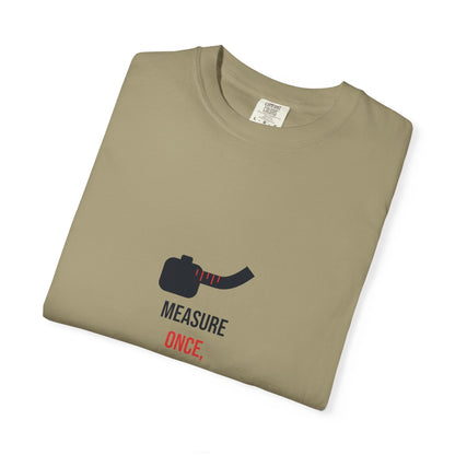Measure Once, Cuss Twice — Heavyweight Tee — Tool Army