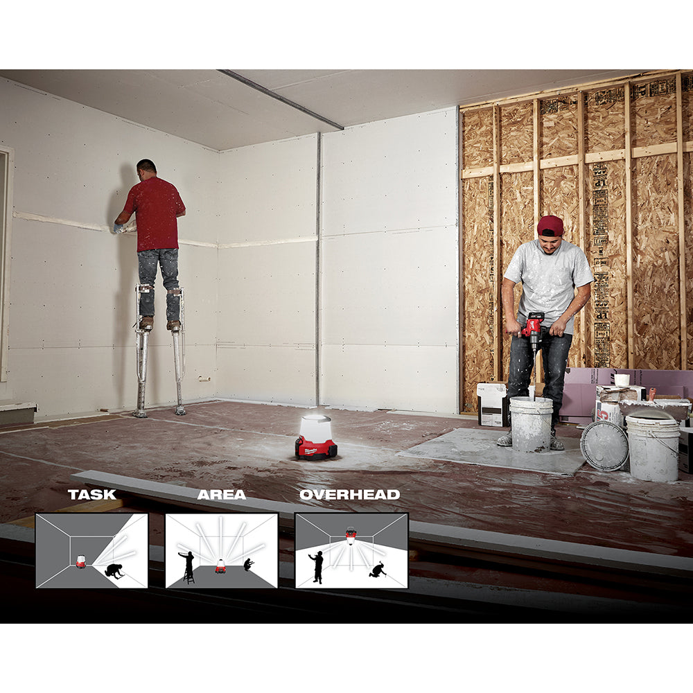 Luz de obra compacta LED M18 RADIUS 2145-20 de Milwaukee