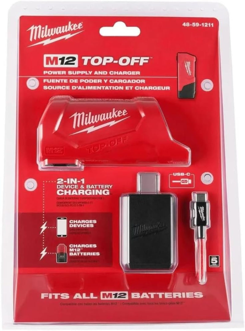 Electric - M12 Top-Off Power Supply and Charger