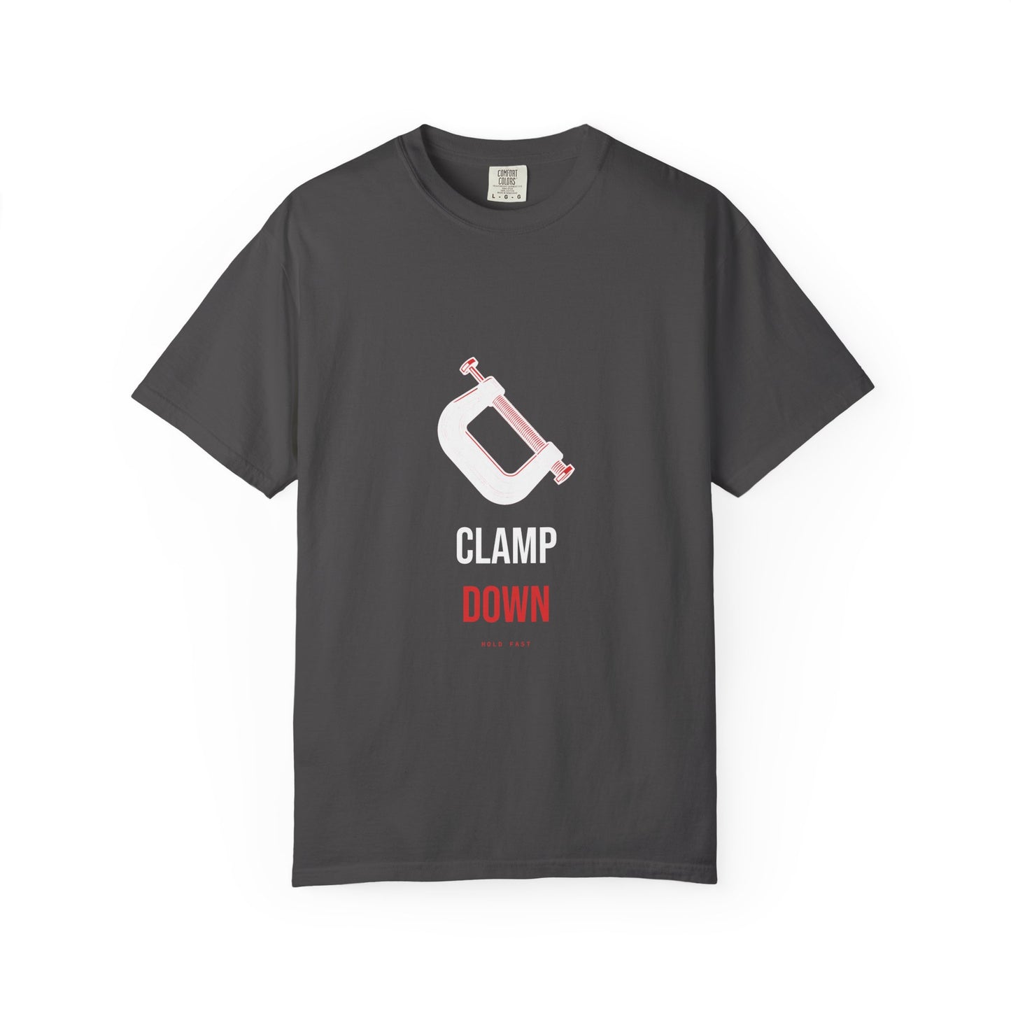 Clamp Down — Heavyweight Tee — Tool Army