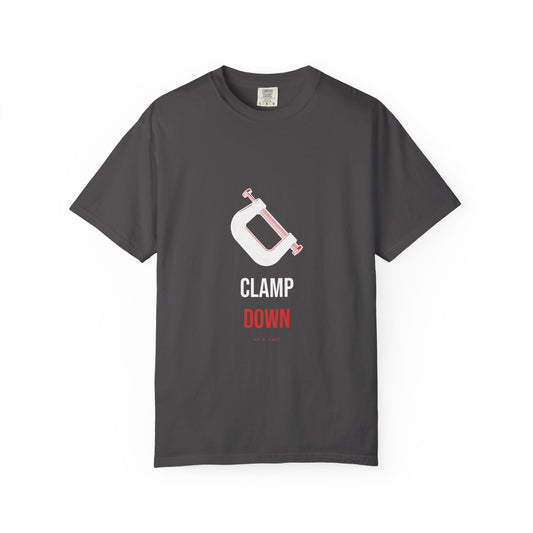 Clamp Down — Heavyweight Tee — Tool Army