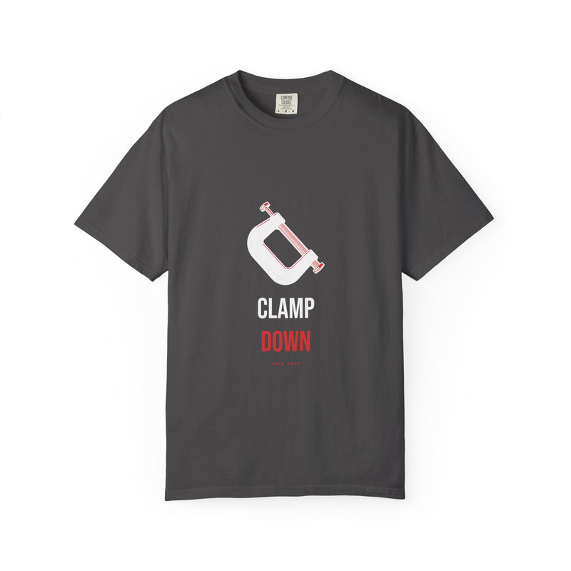 Clamp Down — Heavyweight Tee — Tool Army