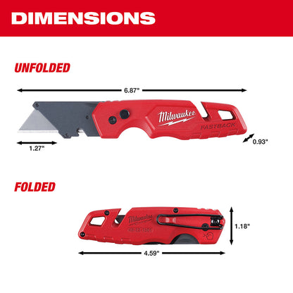 Cúter plegable FASTBACK Milwaukee 48-22-1501