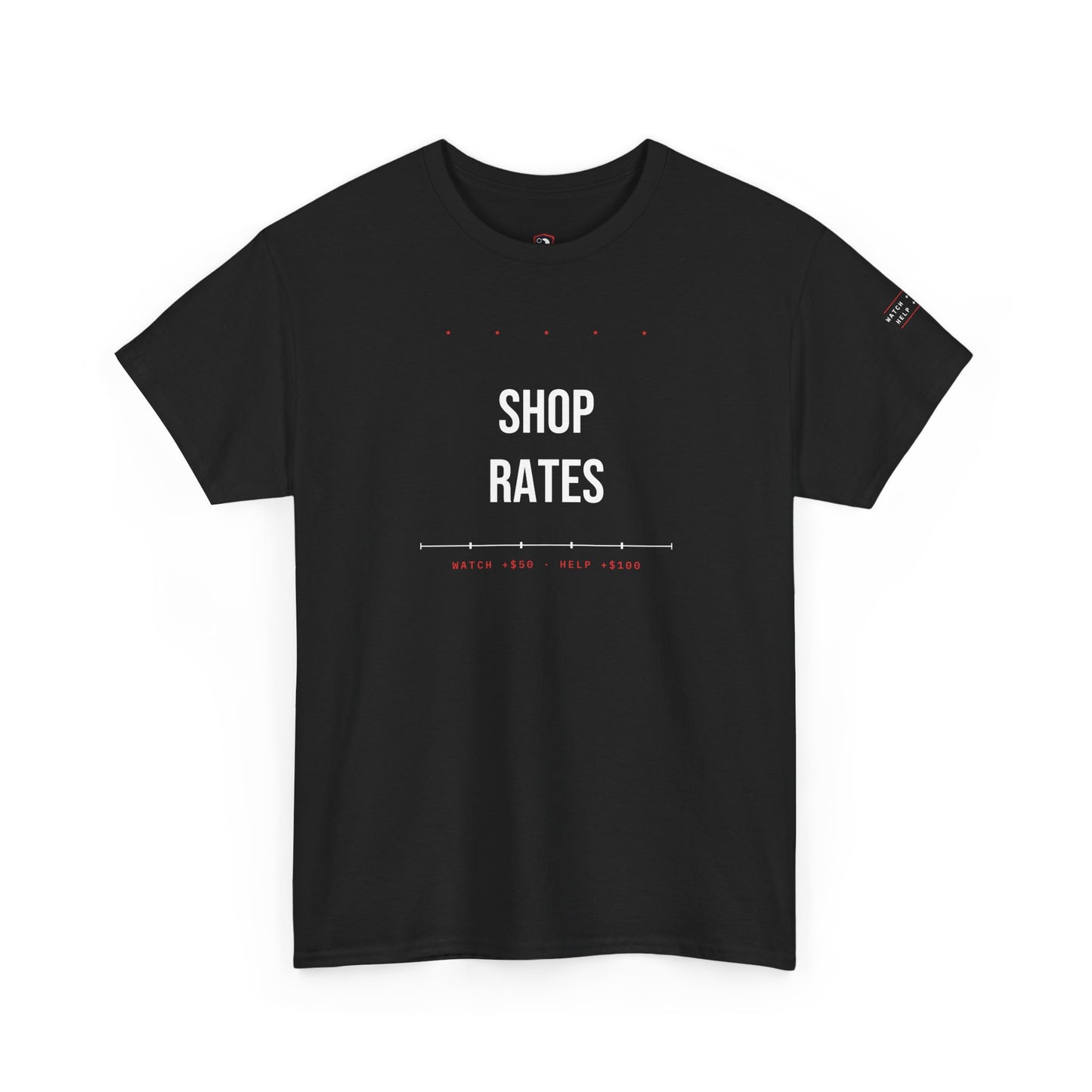 Shop Rates — Black
