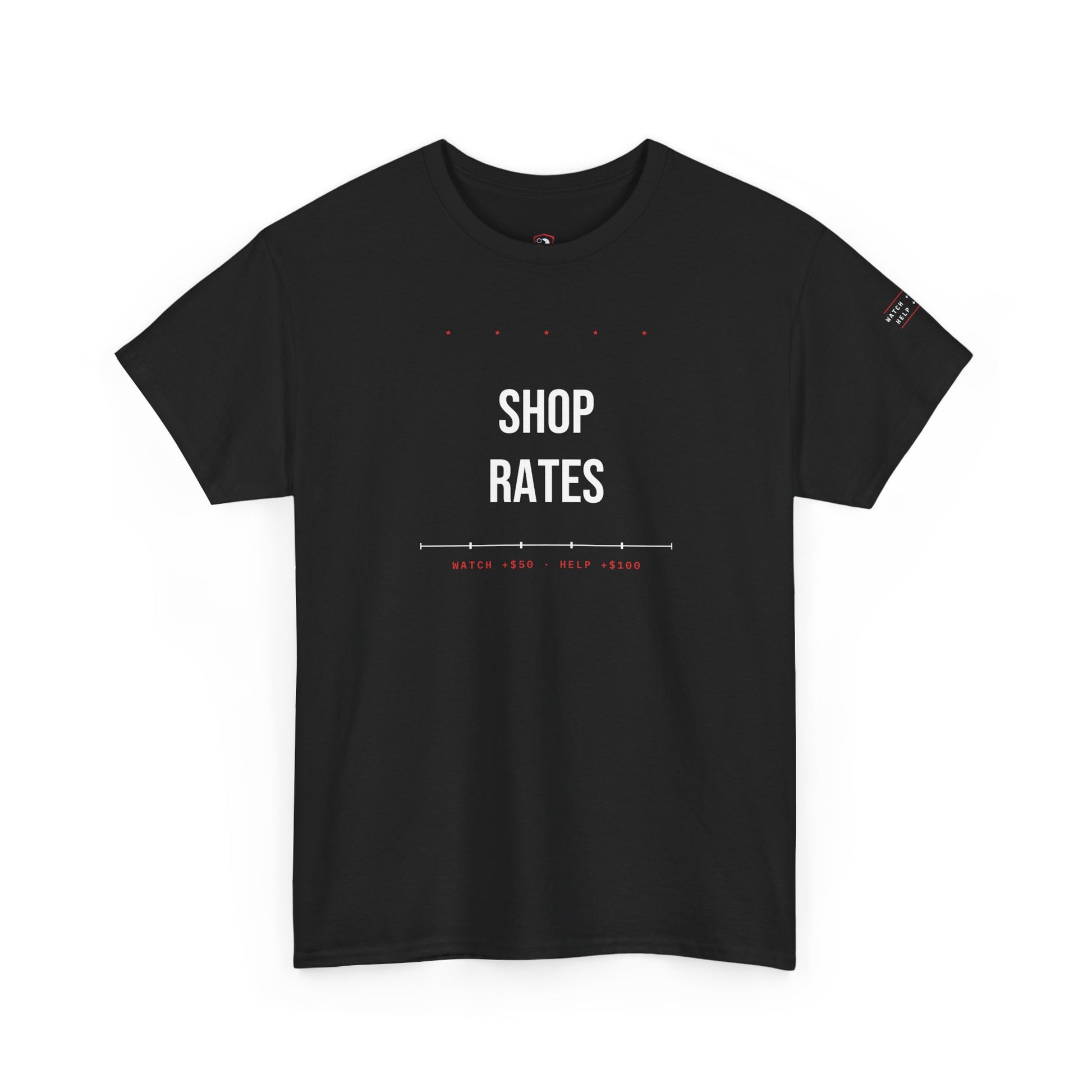 Shop Rates — Black
