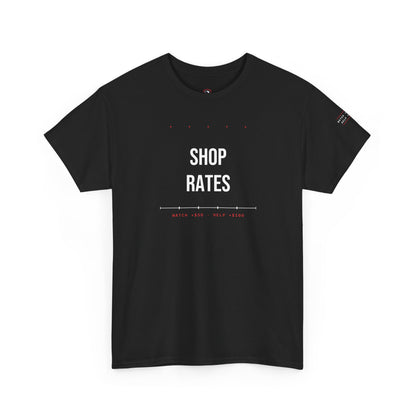Shop Rates — Black