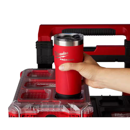 Milwaukee PACKOUT Tumbler — 20 oz Red / 30 oz Black