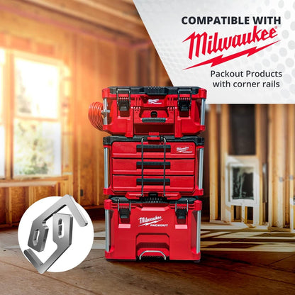 Extension Cord Holder for Alpha Rail System — Fits Milwaukee Packout