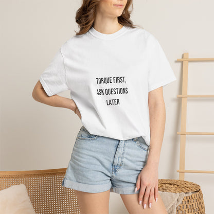 Torque First, Ask Questions Later — White