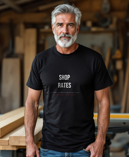 Shop Rates — worn by a model (Tool Army) — Black