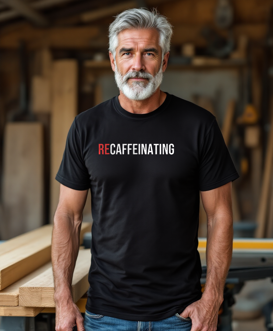Procaffeinating — worn by a model (Tool Army) — Black