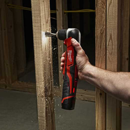 Milwaukee 2415-20 M12 Taladro/Atornillador Inalámbrico en Ángulo Recto de 3/8” (Solo Herramienta)