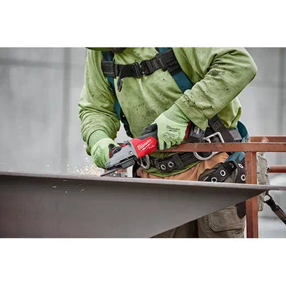 Milwaukee 2886-20 M18 FUEL Amoladora de frenado de cabeza plana de 5", interruptor de paleta sin bloqueo (solo herramienta)