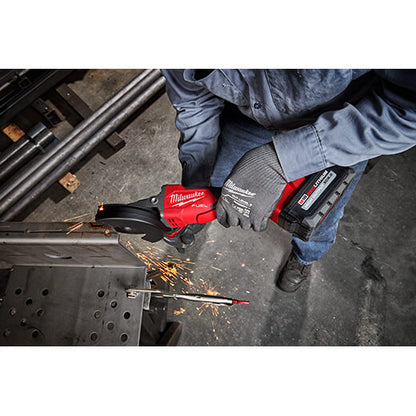 Milwaukee 2886-20 M18 FUEL Amoladora de frenado de cabeza plana de 5", interruptor de paleta sin bloqueo (solo herramienta)