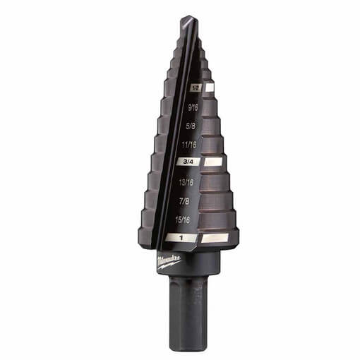Milwaukee 48-89-9208 Broca escalonada #8, 1/2" - 1" por 1/16"