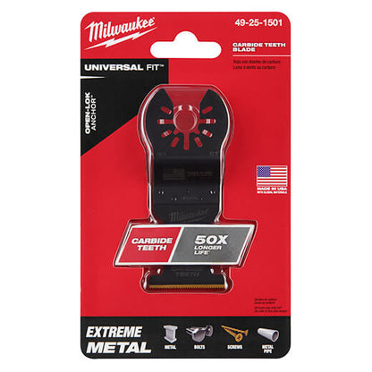 Milwaukee 49-25-1501 Milwaukee OPEN-LOK 1-3/8" TITANIUM ENHANCED CARBIDE TEETH METAL BLADE 1PK