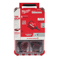 Milwaukee 49-56-9295 Juego de sierras de corona BIG HAWG de 9 piezas con dientes de carburo con organizador compacto PACKOUT