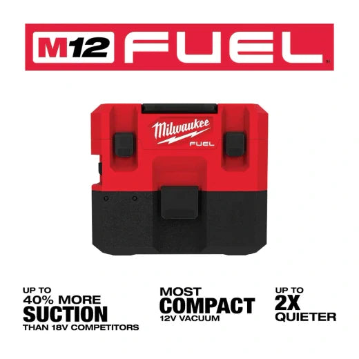 Milwaukee 0960-20 Aspiradora en seco/húmedo M12 FUEL de 1.6 galones