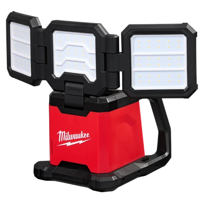 Milwaukee 2368-20 Foco e Iluminación de Área de Triple Panel M18 Rover de Doble Alimentación