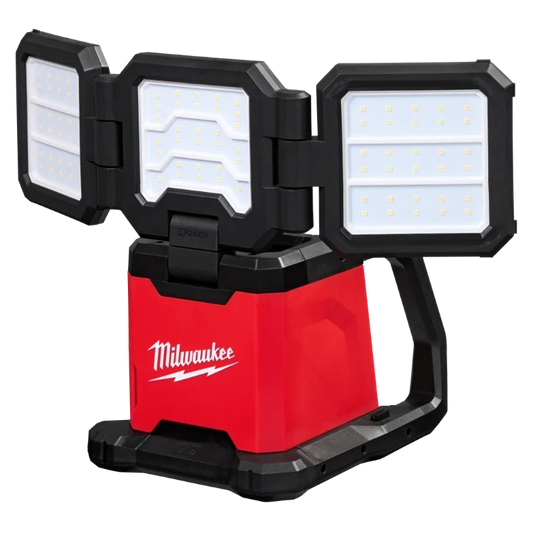 Milwaukee 2368-20 Foco e Iluminación de Área de Triple Panel M18 Rover de Doble Alimentación
