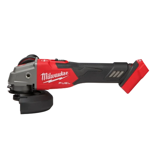 Milwaukee 2889-20 M18 FUEL Amoladora de frenado de velocidad variable de 4-1/2" / 5", interruptor deslizante con bloqueo