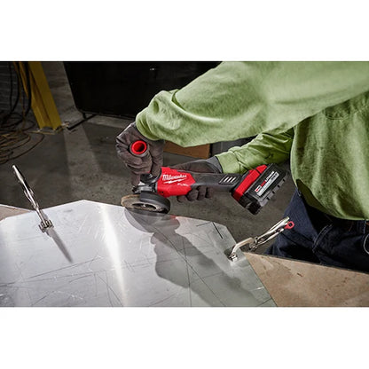 Milwaukee 2889-20 M18 FUEL Amoladora de frenado de velocidad variable de 4-1/2" / 5", interruptor deslizante con bloqueo