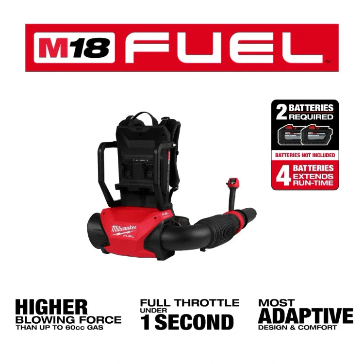 Milwaukee 3009-20 M18 FUEL Dual Battery Backpack Blower (Tool Only)
