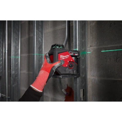 Milwaukee 3631-20 M12 Green 360° Single Plane Laser