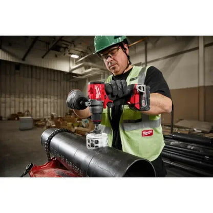 Milwaukee 3697-22 M18 FUEL Kit combinado de 2 herramientas - Taladro percutor y destornillador de impacto con 2 baterías y cargador