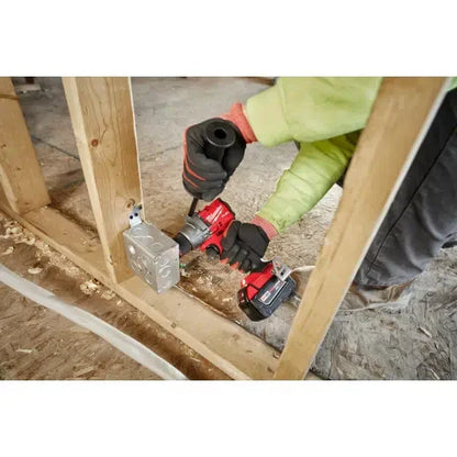 Milwaukee 3697-22 M18 FUEL Kit combinado de 2 herramientas - Taladro percutor y destornillador de impacto con 2 baterías y cargador