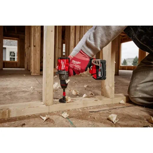 Milwaukee 3697-22 M18 FUEL Kit combinado de 2 herramientas - Taladro percutor y destornillador de impacto con 2 baterías y cargador
