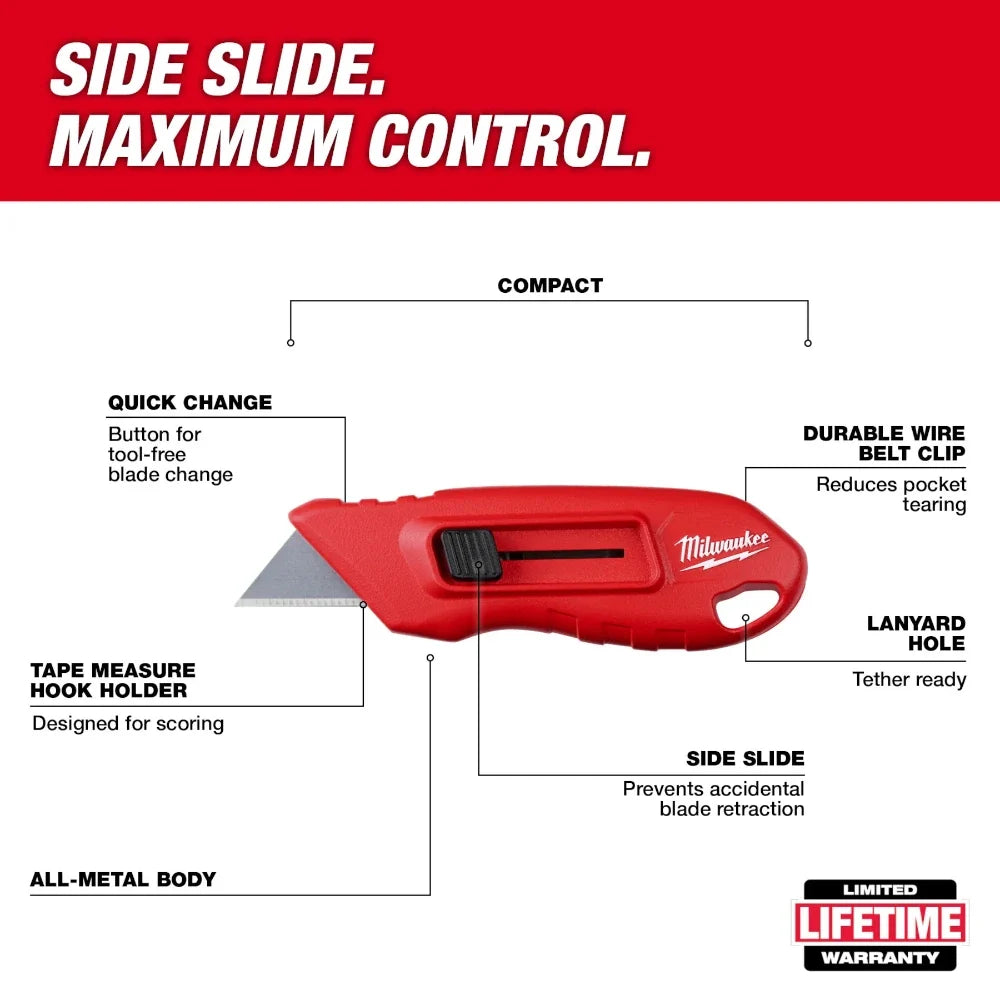 Cúter compacto Milwaukee 48-22-1516 con deslizamiento lateral