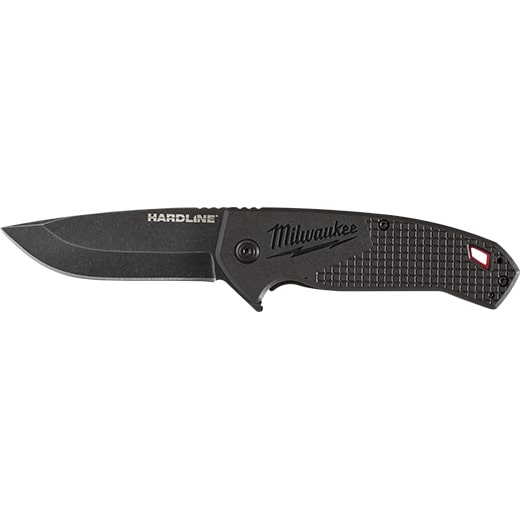 Navaja de bolsillo con hoja lisa de 3" HARDLINE Milwaukee 48-22-1994