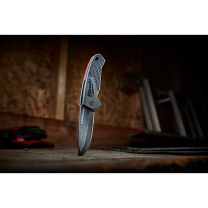 Navaja de bolsillo con hoja lisa de 3" HARDLINE Milwaukee 48-22-1994