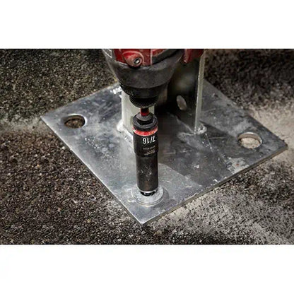 Juego de vasos estándar métricos de 6 puntas Milwaukee 49-66-7007 de 14 piezas SHOCKWAVE Impact Duty de 3/8"