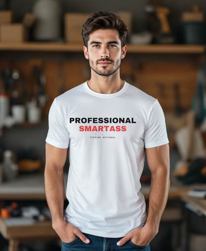 Professional Smartass — worn by a model (Tool Army) — White