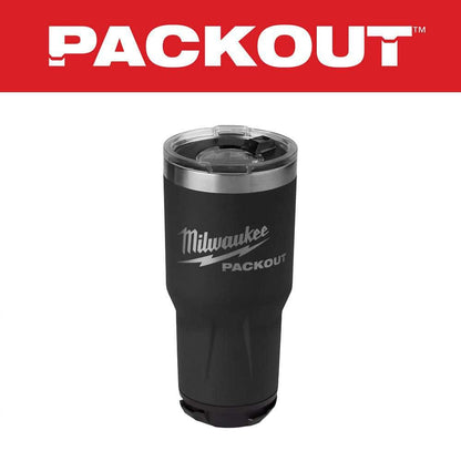 Milwaukee PACKOUT Tumbler — 30 oz Black