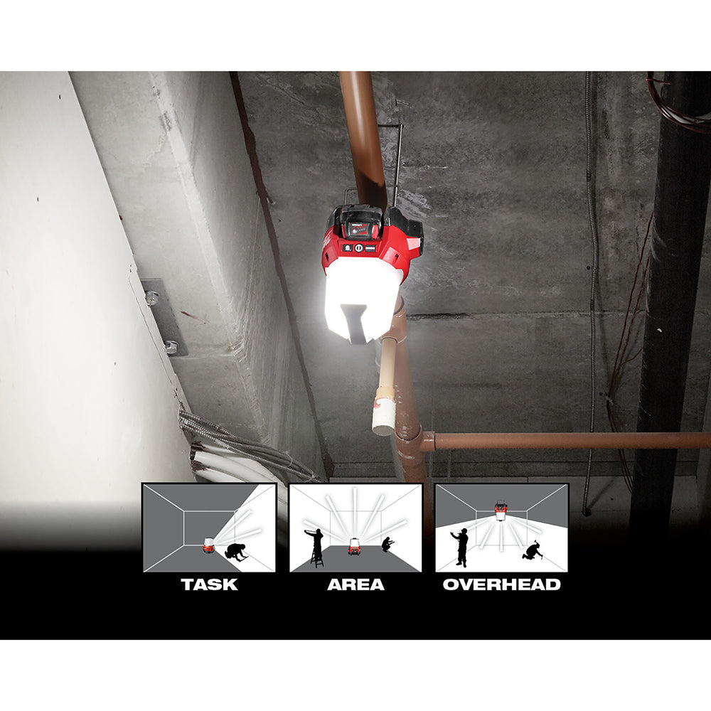 Milwaukee 2144-20 M18 RADIUS Foco de obra compacto con modo reflector