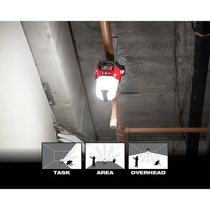 Milwaukee 2144-20 M18 RADIUS Foco de obra compacto con modo reflector
