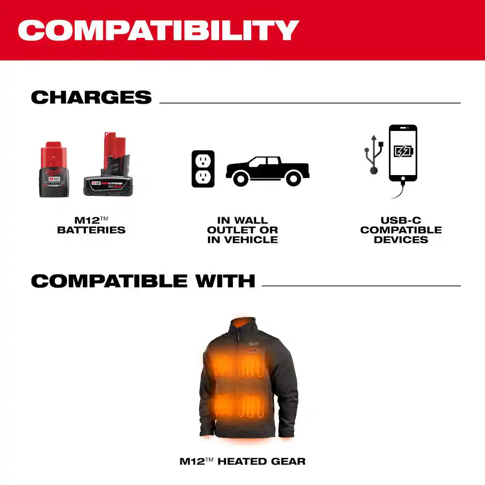 M12 12V Top-Off Power Supply and Charger