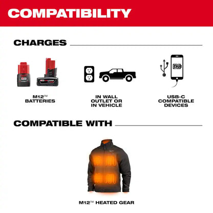 M12 12V Top-Off Power Supply and Charger