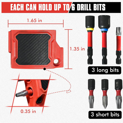 2-Pack Magnetic Bit Holders for Milwaukee M12 GEN3 Drills