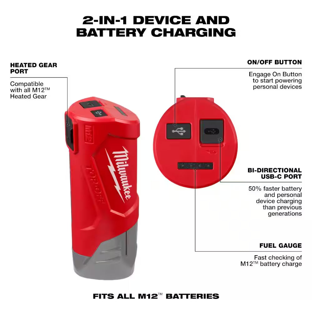 M12 12V Top-Off Power Supply and Charger