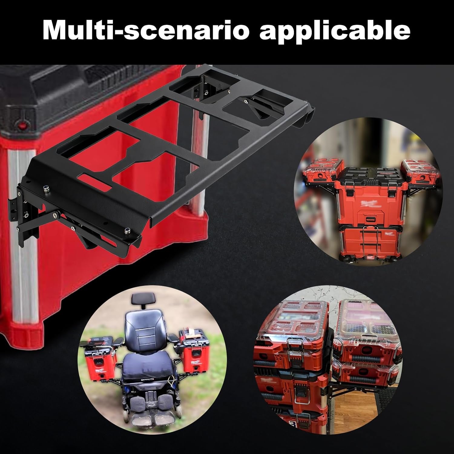 Folding Metal Side Table for Milwaukee Packout