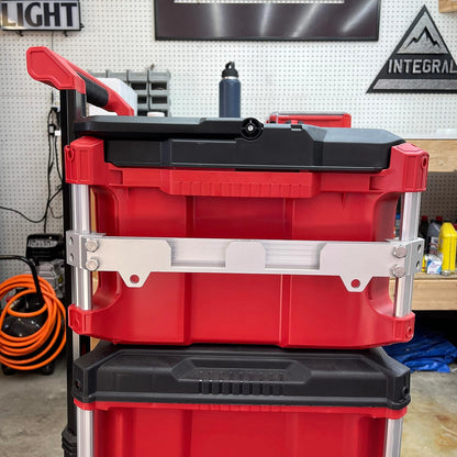 Packout Tool Rail Side Mount — Anodized Aluminum, Silver