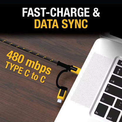 Combo Cable Type C/Micro USB to Type C/USB 6 Ft.