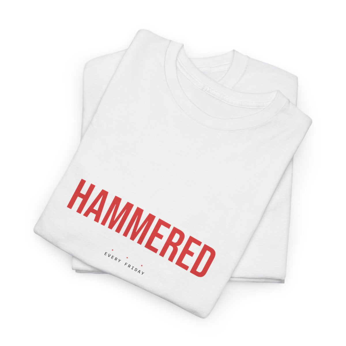 Hammered — White