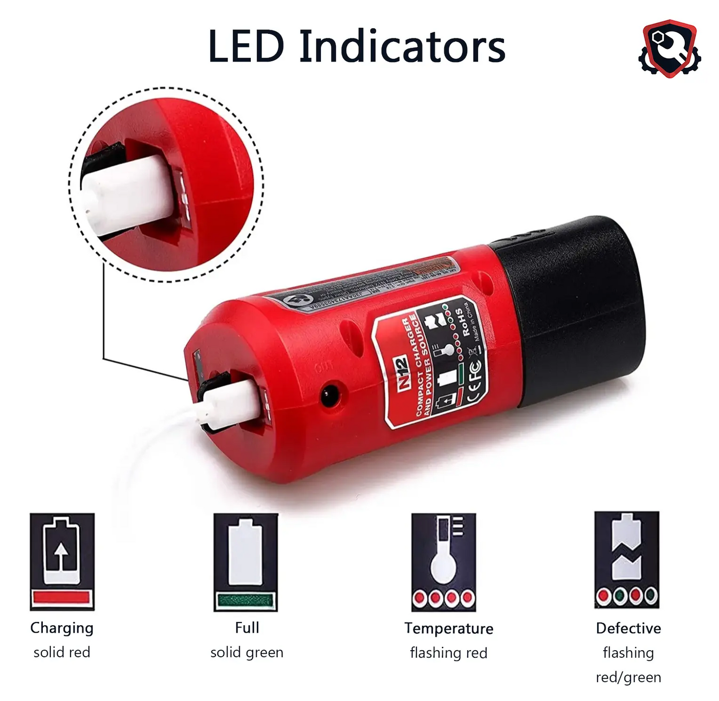 M12 USB Charger Tool Army